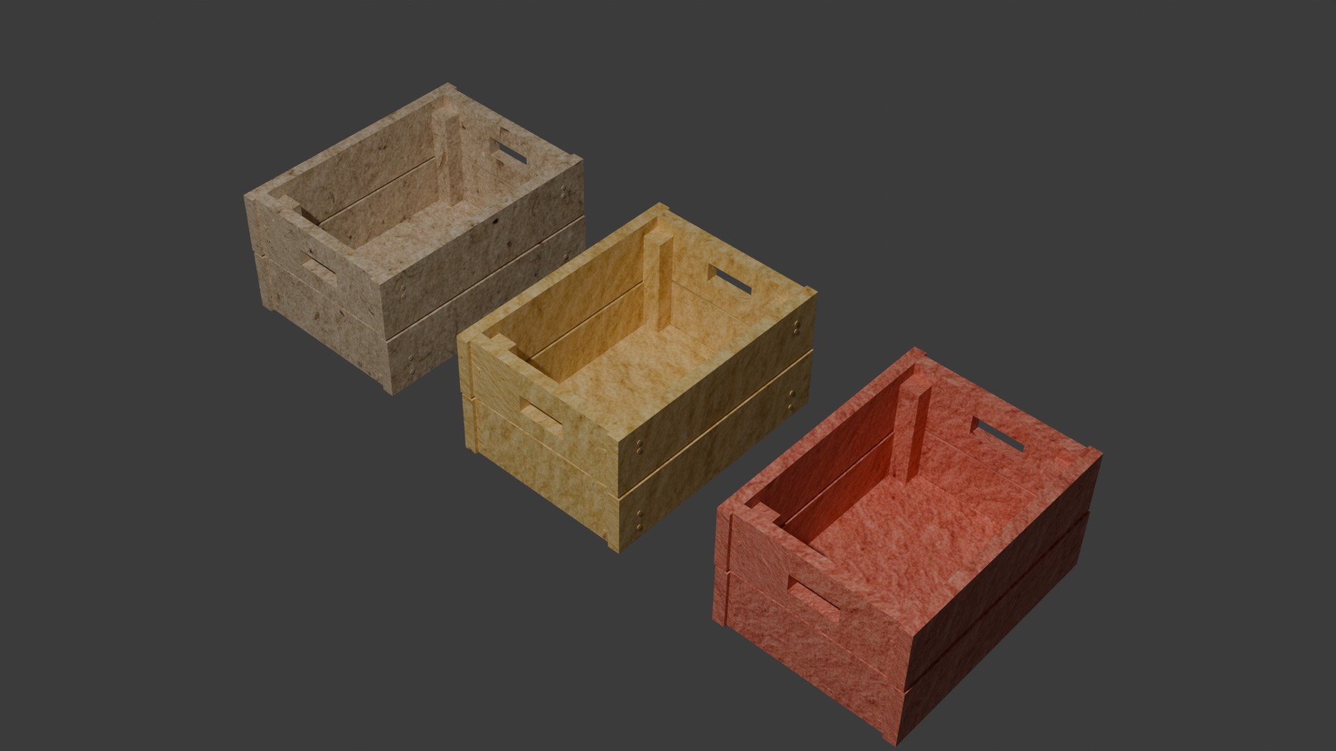 Storage Boxes 3D model_2
