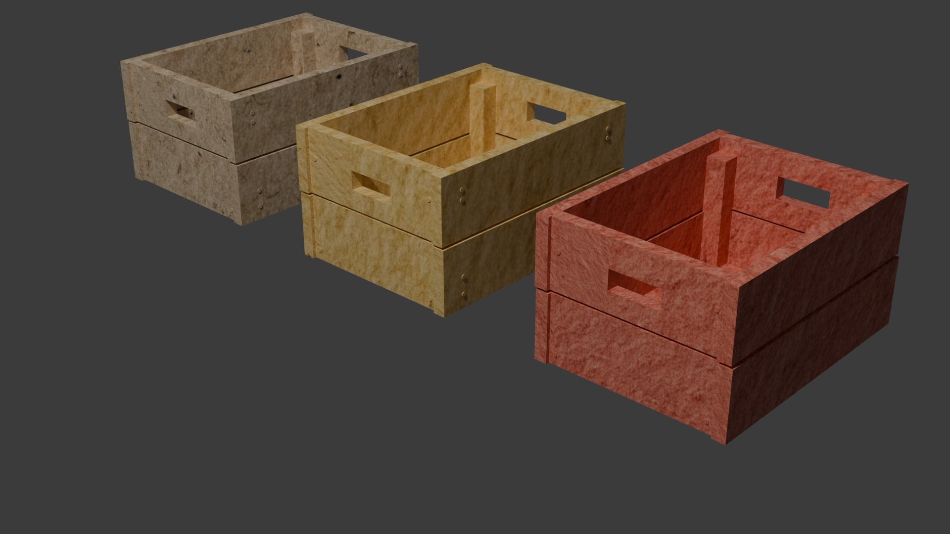 Storage Boxes 3D model_1