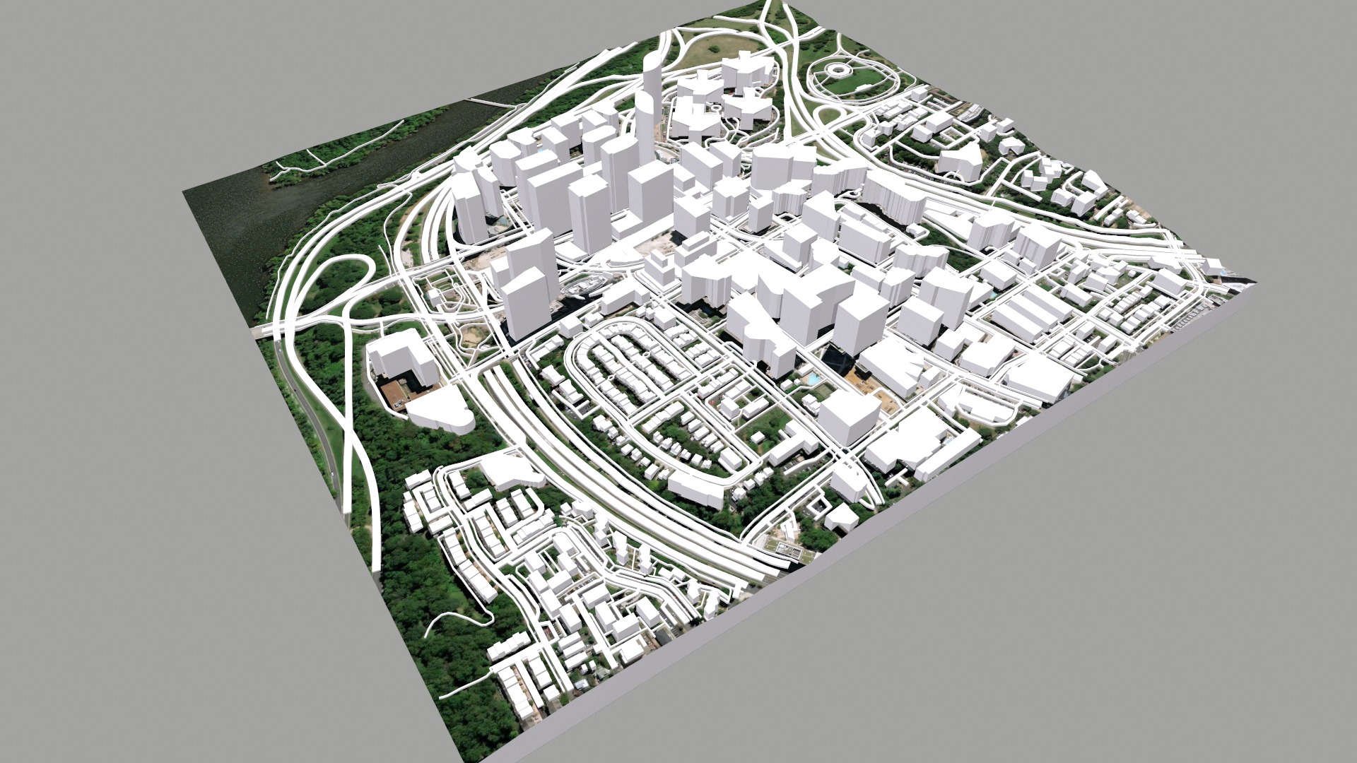 Cityscape Arlington Rosslyn Virginia USA 3D model_13