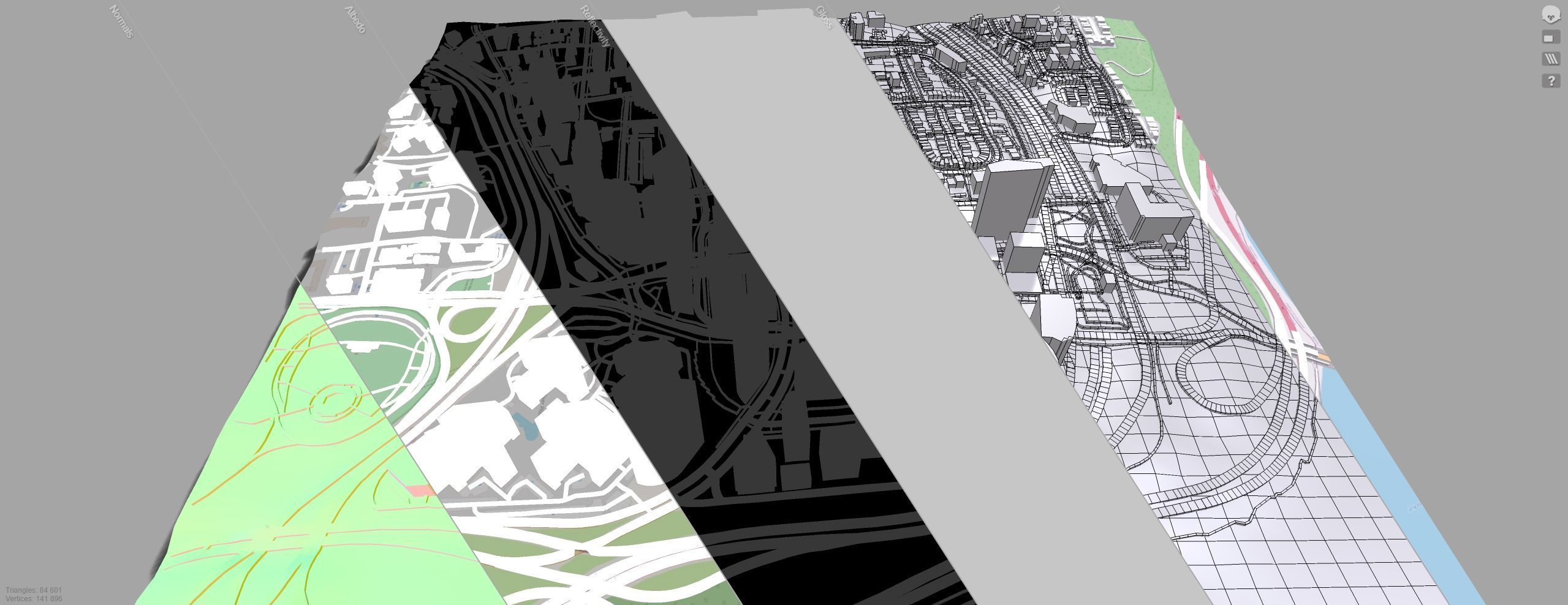 Cityscape Arlington Rosslyn Virginia USA 3D model_18