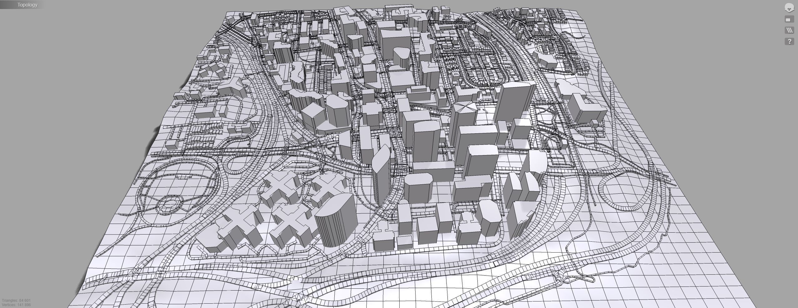Cityscape Arlington Rosslyn Virginia USA 3D model_19