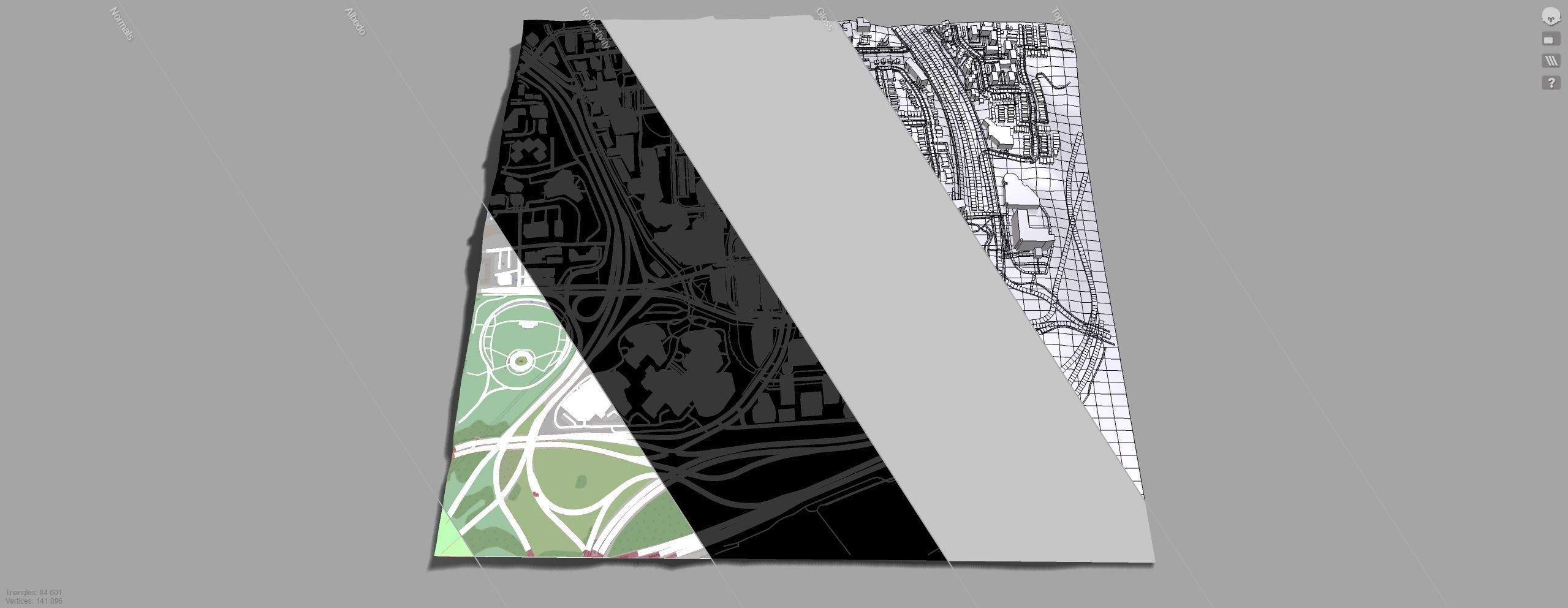 Cityscape Arlington Rosslyn Virginia USA 3D model_16