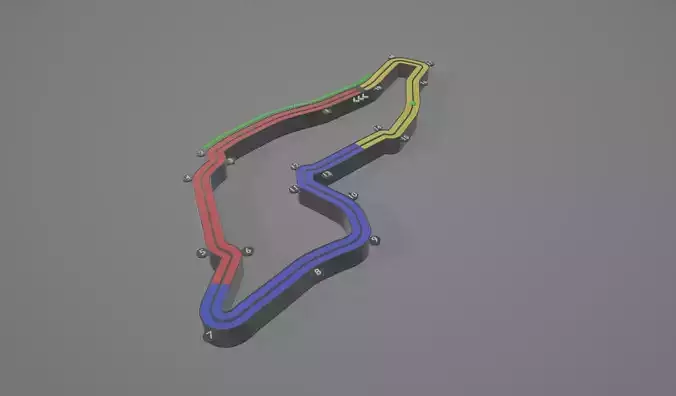 Formula 1 Racing Circuit - Autodromo Enzo e Dino Ferrari