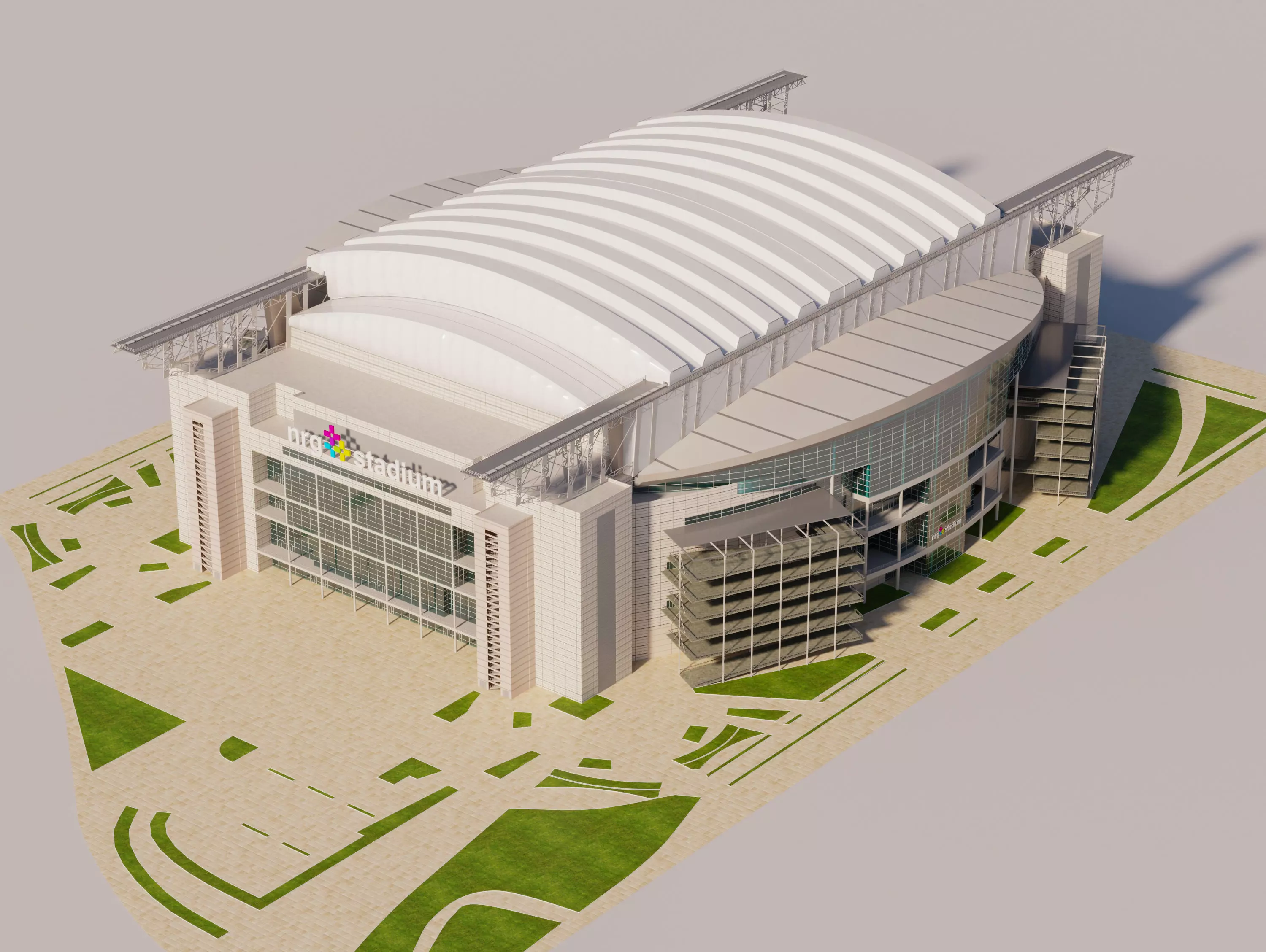 NRG stadium 3D model