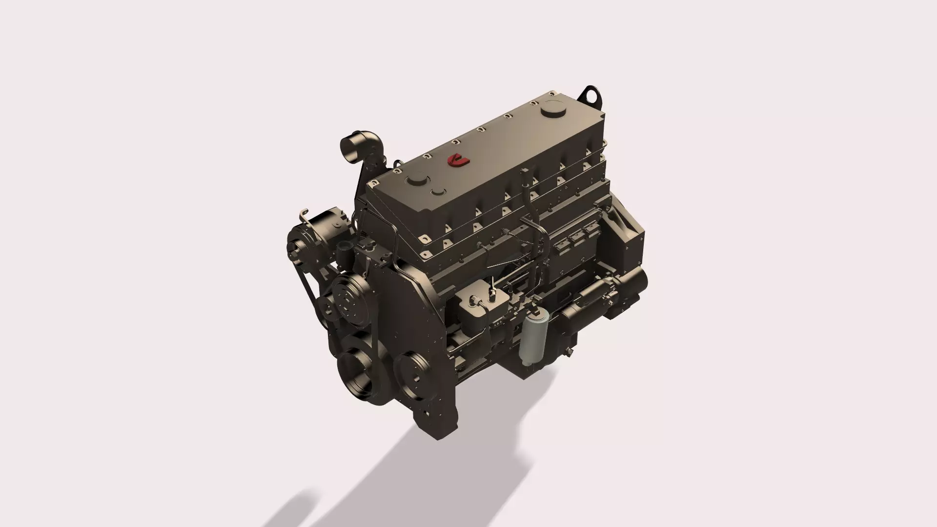 ISM QSM11 engine 3D print model