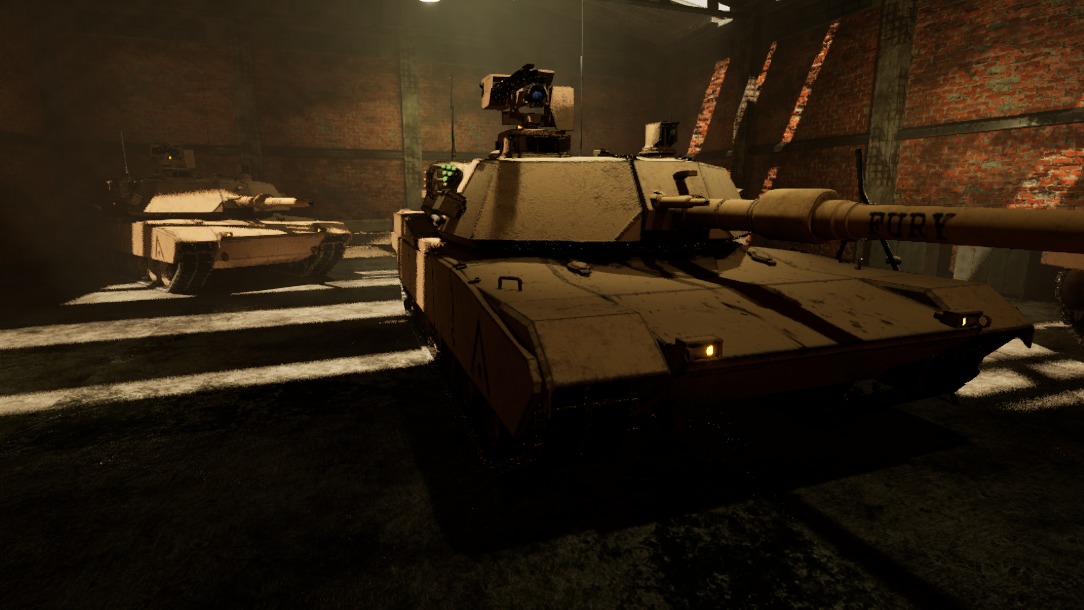 Tank M1A2 Low-poly 3D model_4