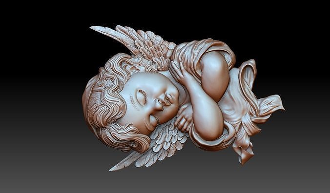 angel cupid baby 3D print model