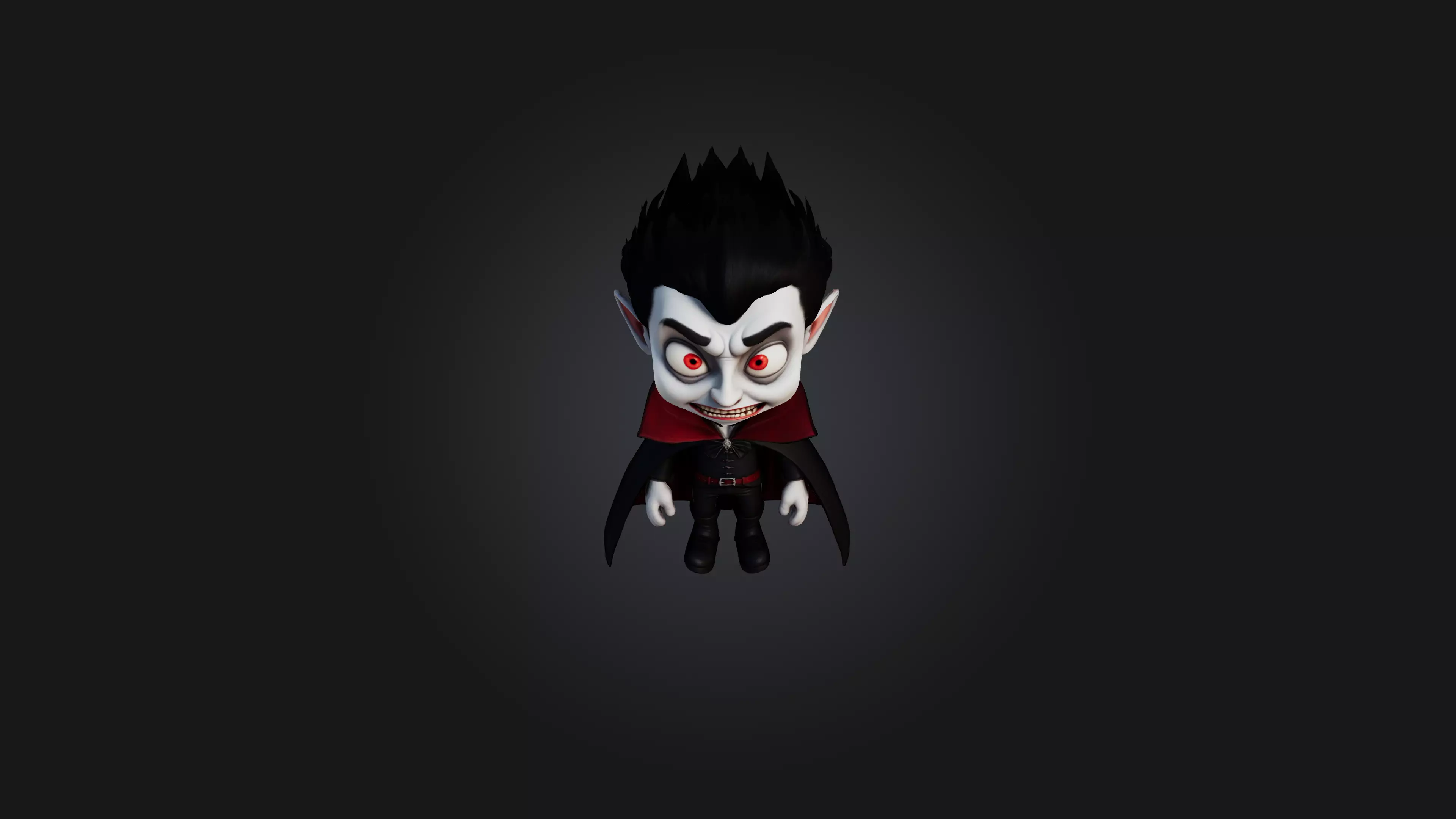 Cartoon Vampire 3D model_0