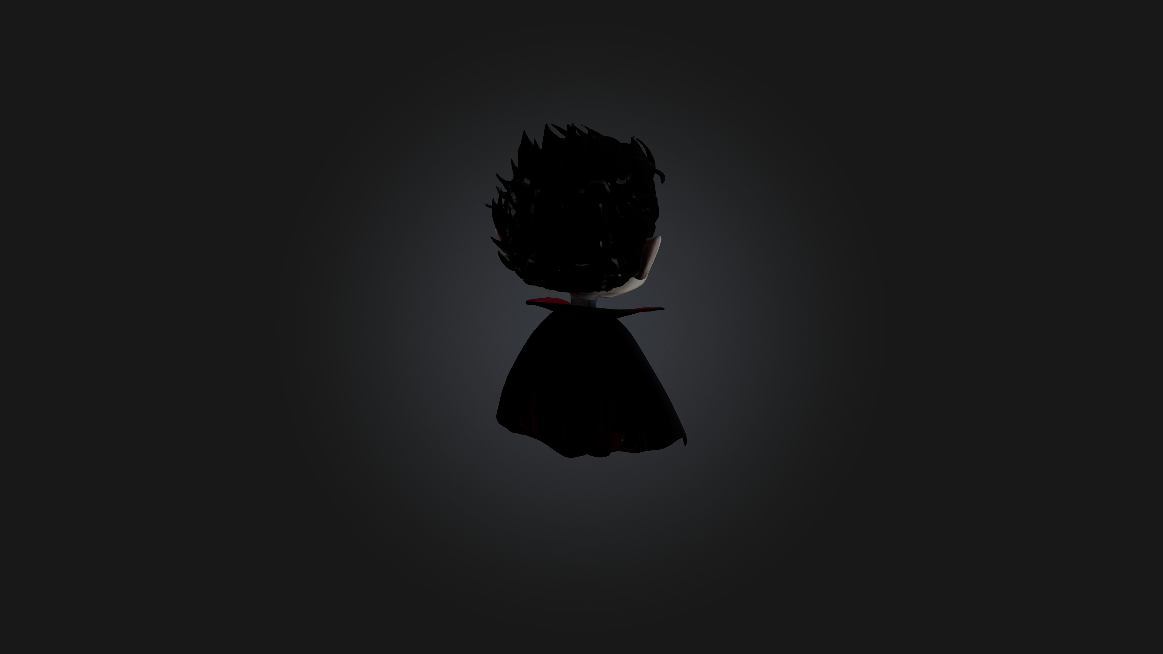 Cartoon Vampire 3D model_6
