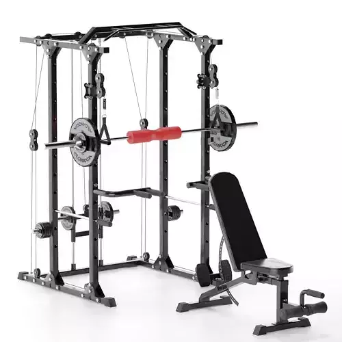 Gym Equipment Black Rack Bundle