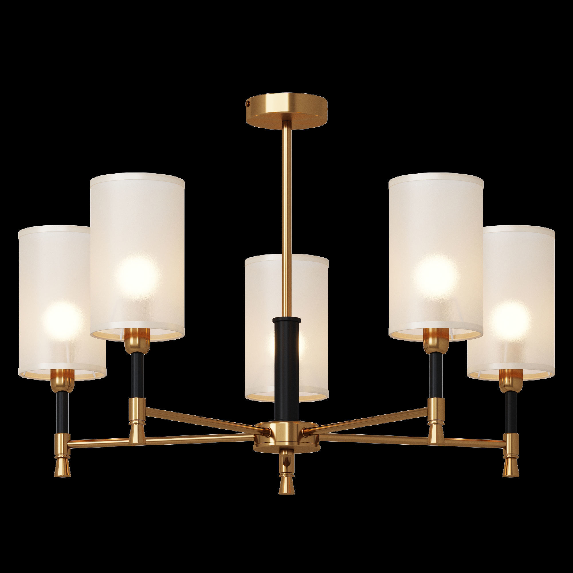 Evolution Granze chandelier 3D model_1