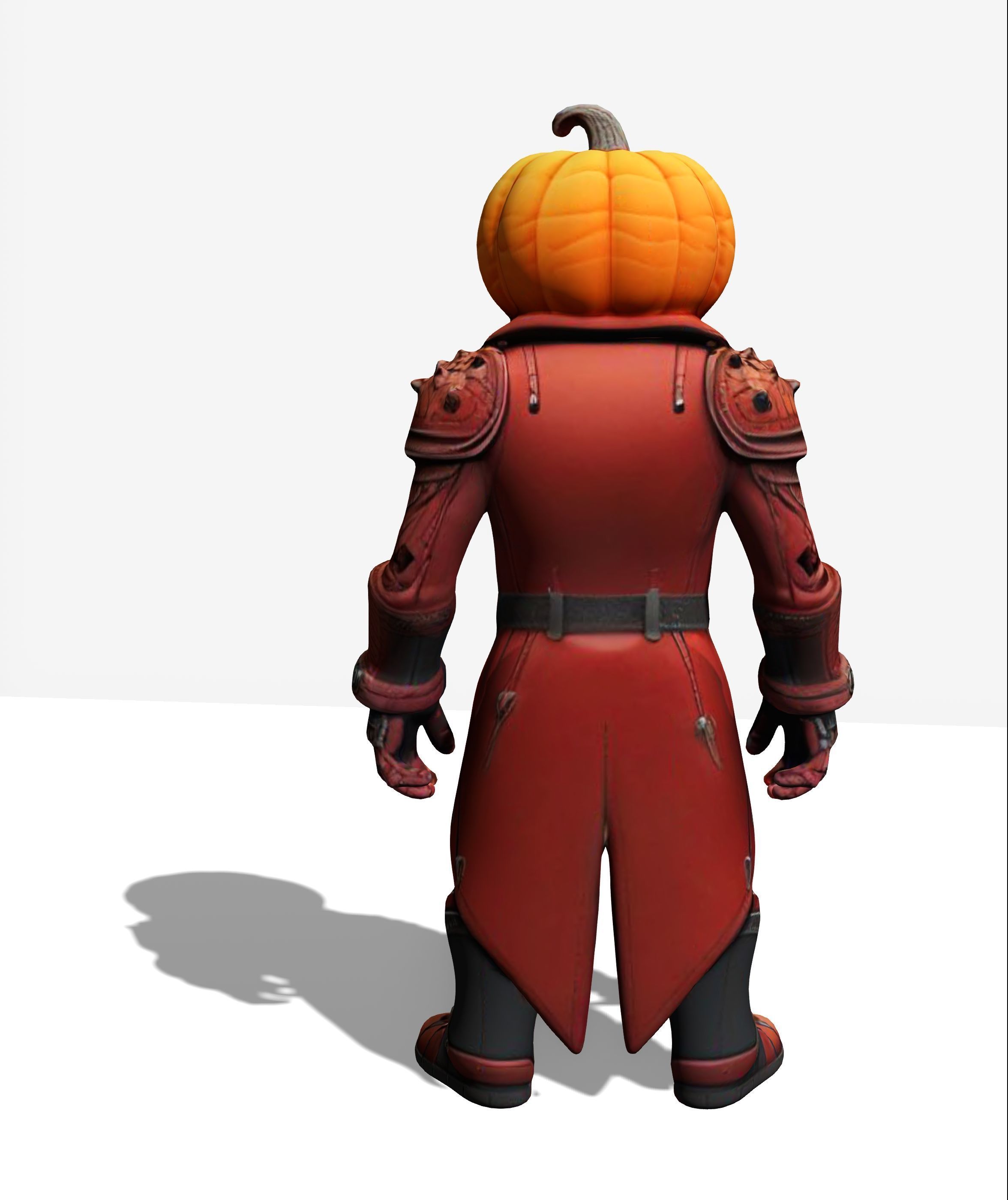 Jack o lantern 3D model_3