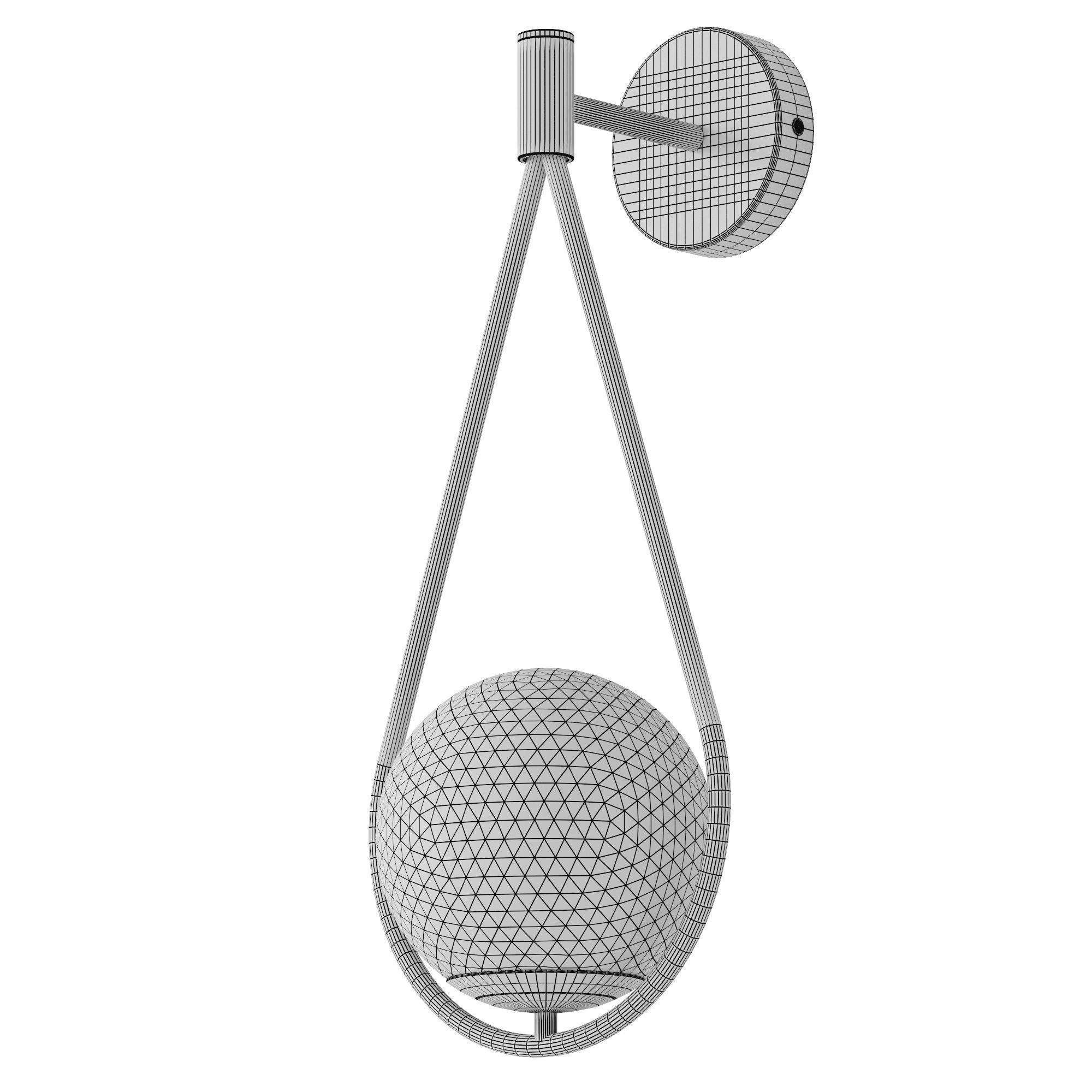 Matisse sconce 3D model_4