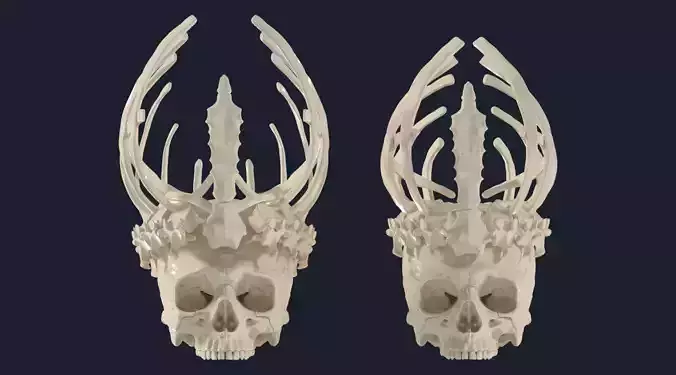 Human Bones Crown - Life Size