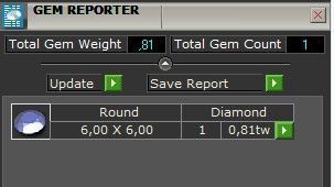 Jewelrly  cross with gem six mm 3D print model_13