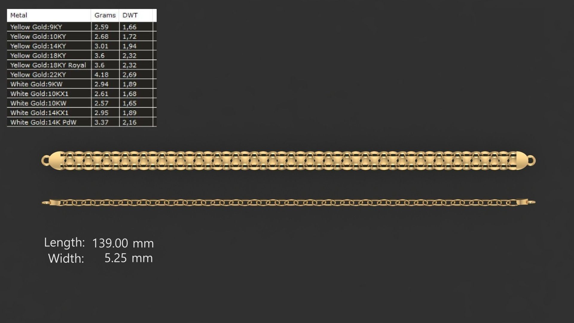 20 bracelet model ready 3d print stl 3D print model_2