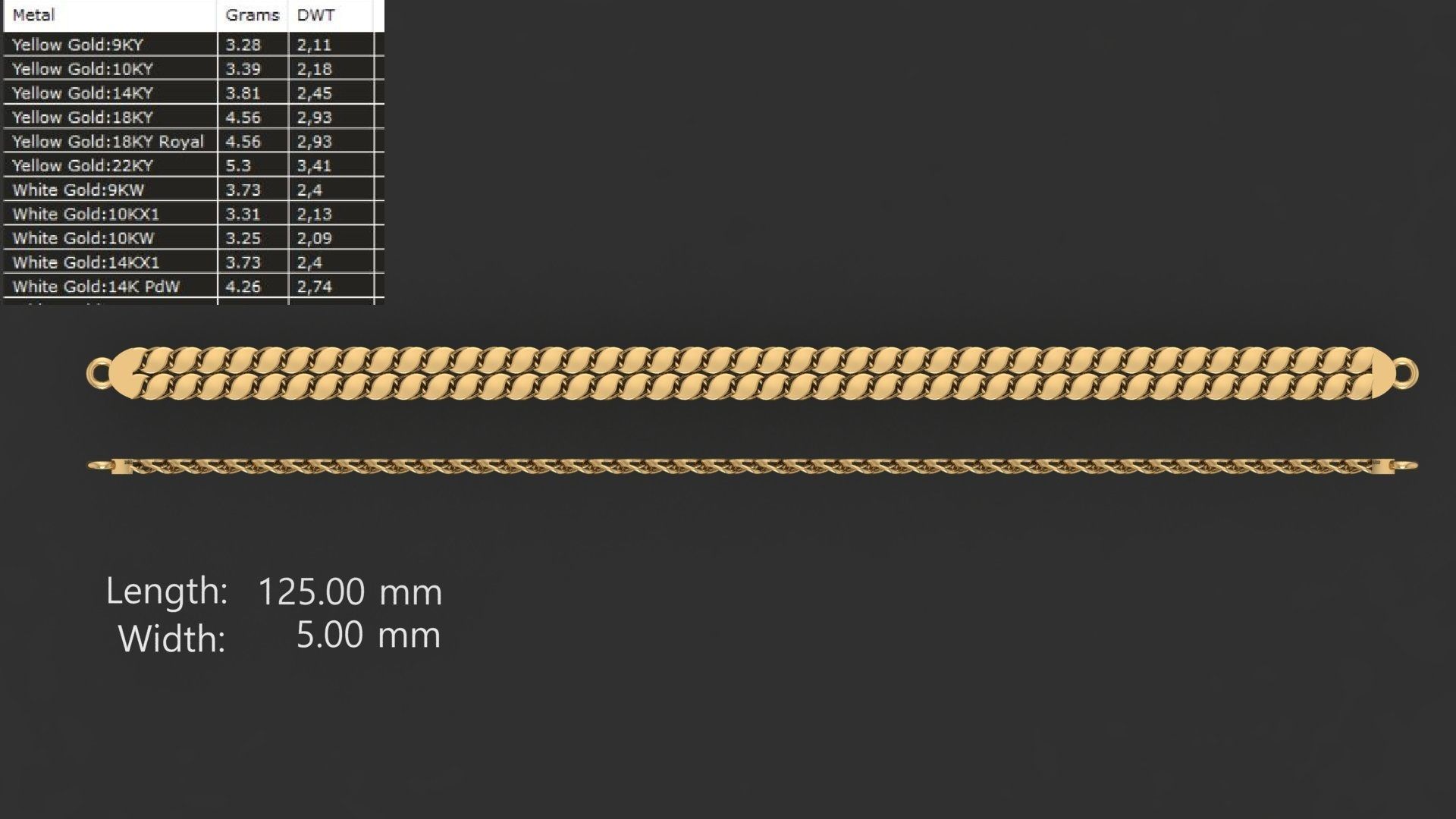 20 bracelet model ready 3d print stl 3D print model_11