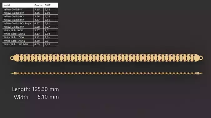 20 bracelet model ready 3d print stl