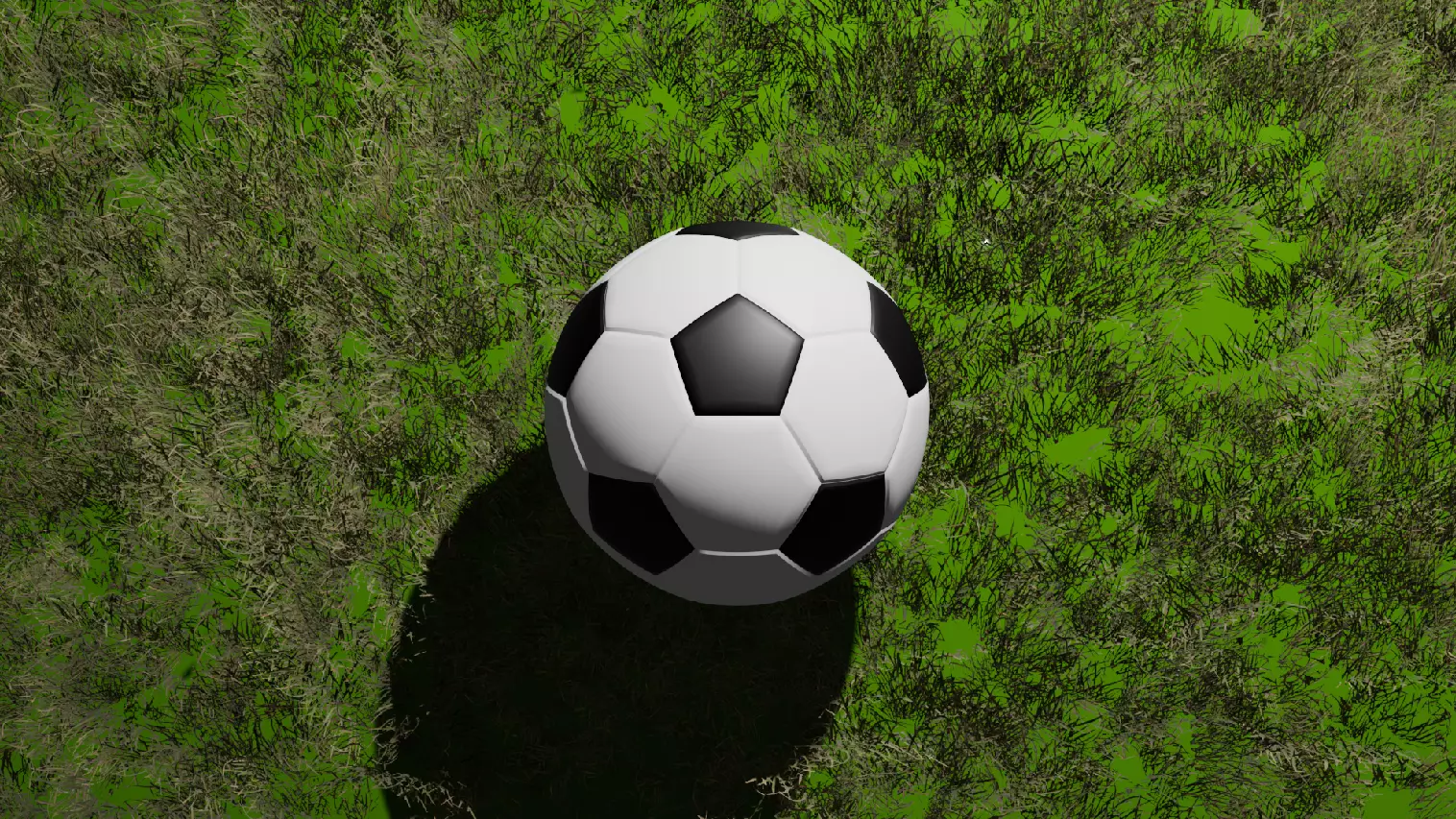 FOOTBALL STANDARD BALL Free low-poly 3D model