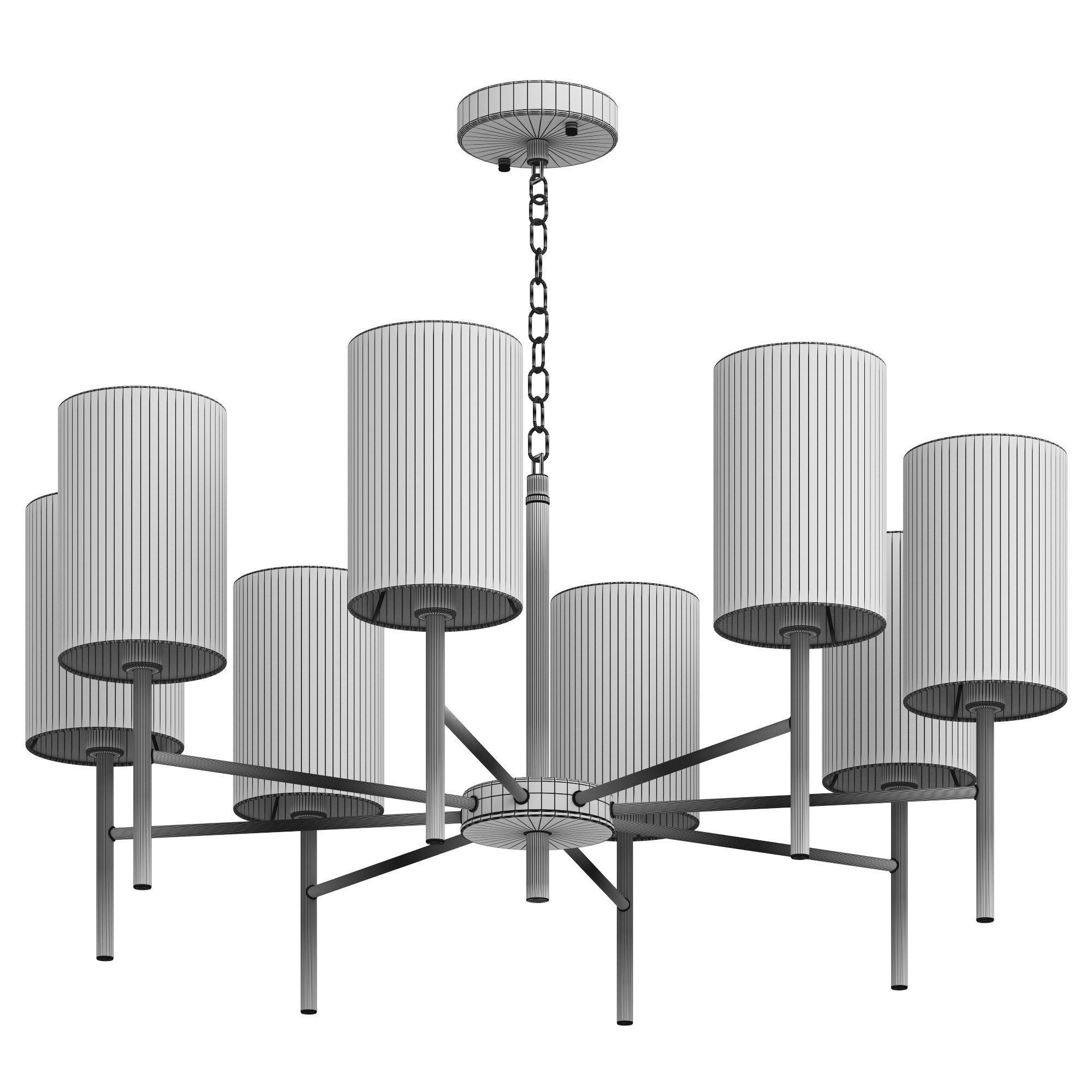 Chandelier Evolution Noia SLE107303-08 3D model_4