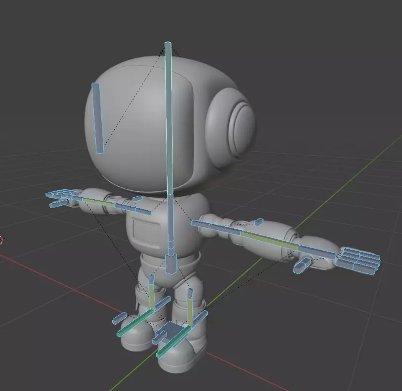 Cute Short Robot Eve-2 3D model_9