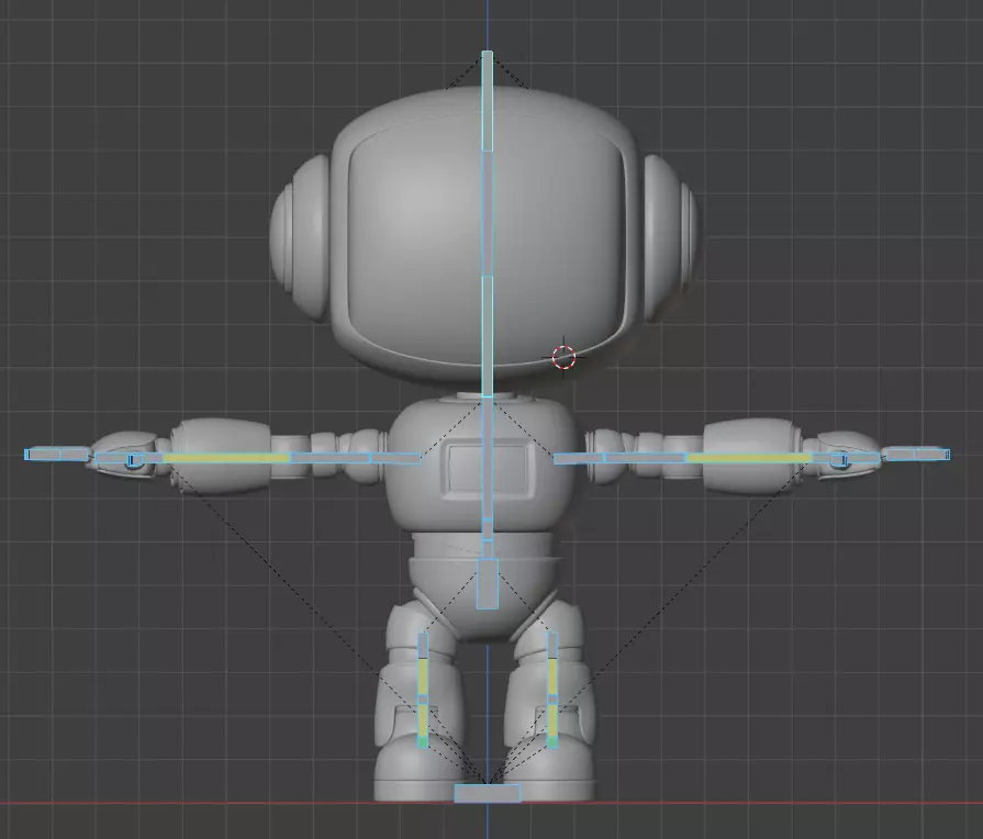 Cute Short Robot Eve-2 3D model_7