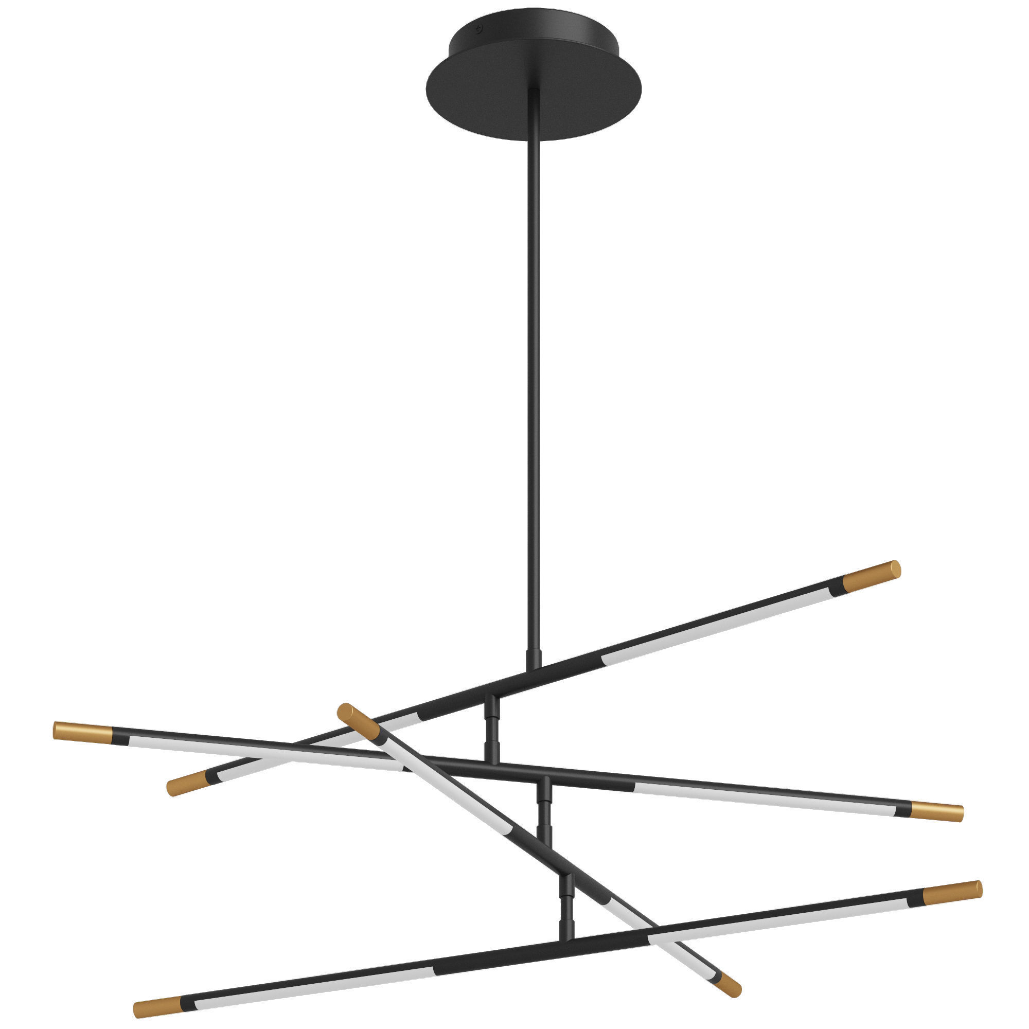 Vele Luce Laser VL7182P14 rod chandelier 3D model_2