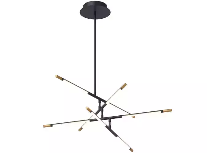 Vele Luce Laser VL7182P14 rod chandelier