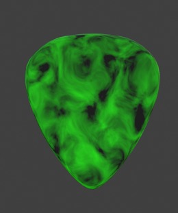 guitar pick 3D model_3