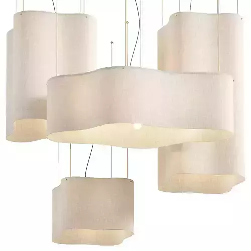 NUVOLA Cloud Suspension Lamp by monologue