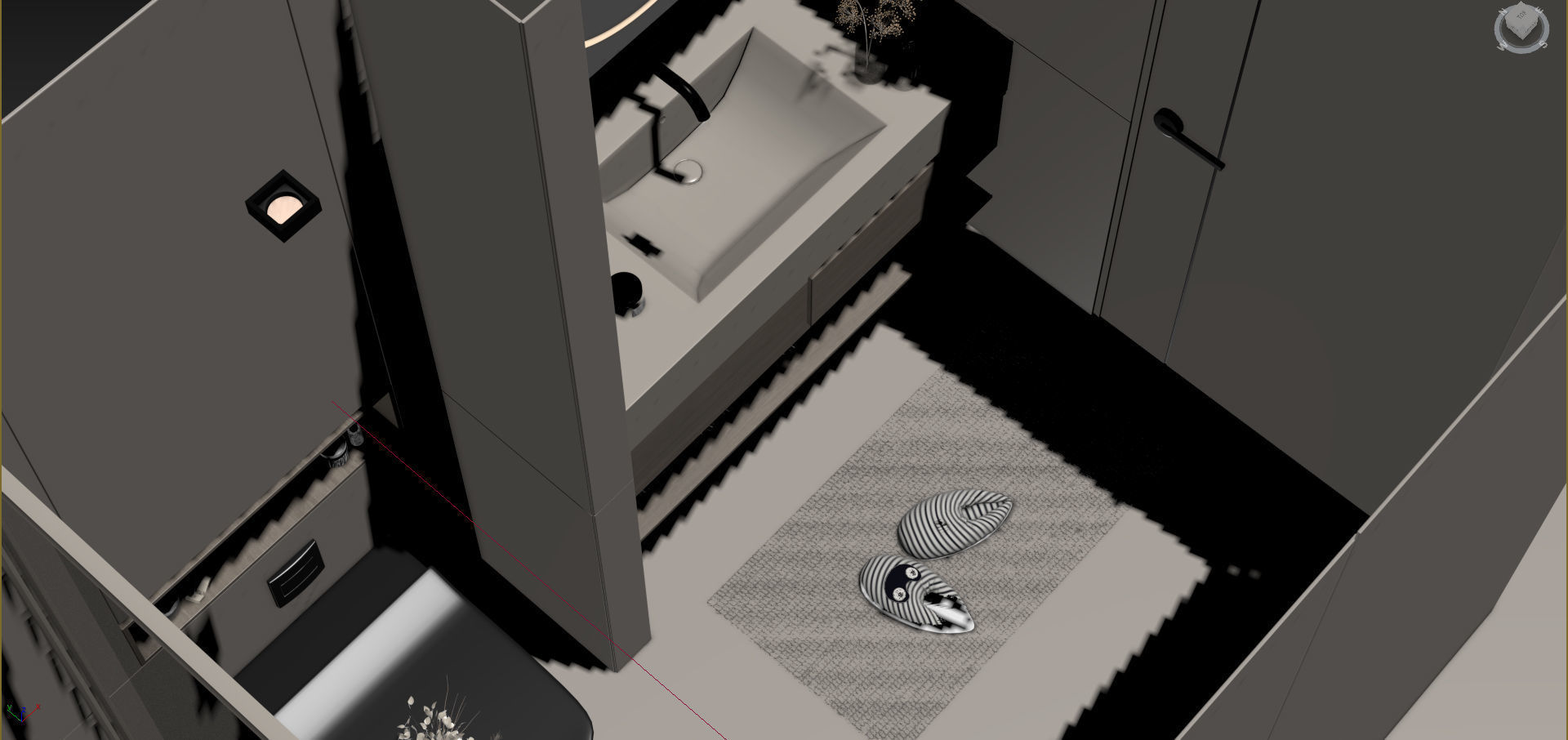 Modern Style 3D model_4