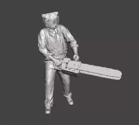 RE4 GIANT CHAINSAW MAN MINIATURE MODEL HORROR FANTASY GAME RPG