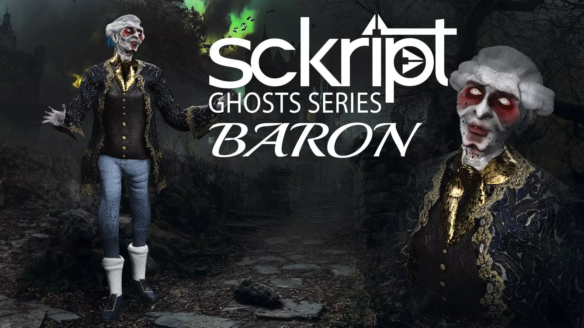 Ghosts Series The Baron Low-poly 3D model_0