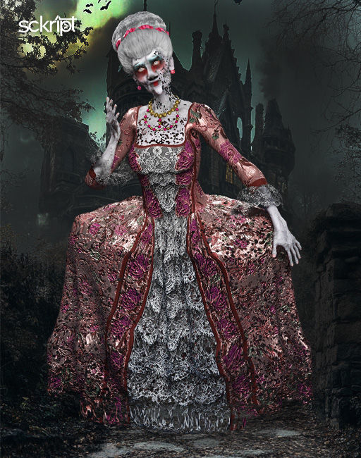 Ghosts Series The Baroness Low-poly 3D model_3