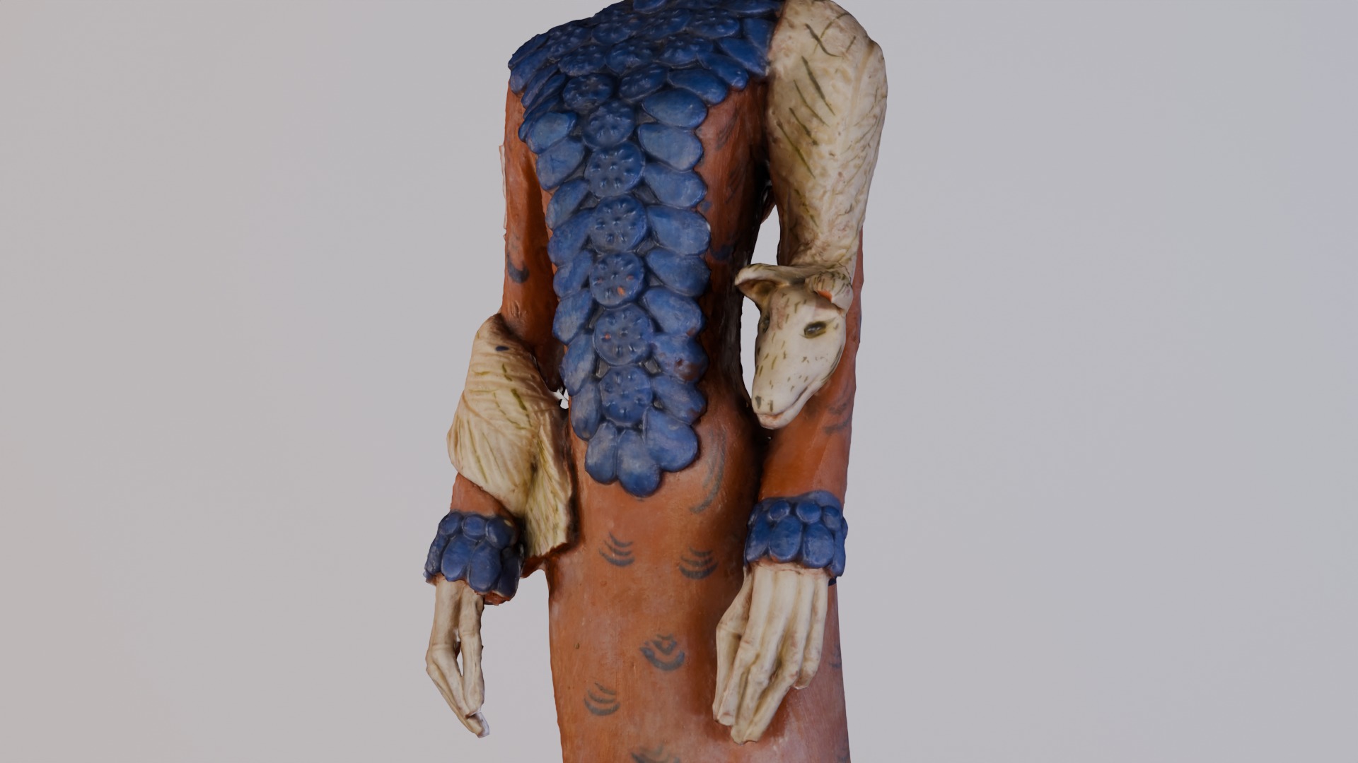 Catrina Flora Dia de Muertos 3D model_5