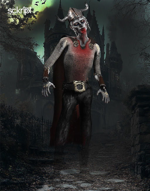 Ghosts Series The Viking Low-poly 3D model_3