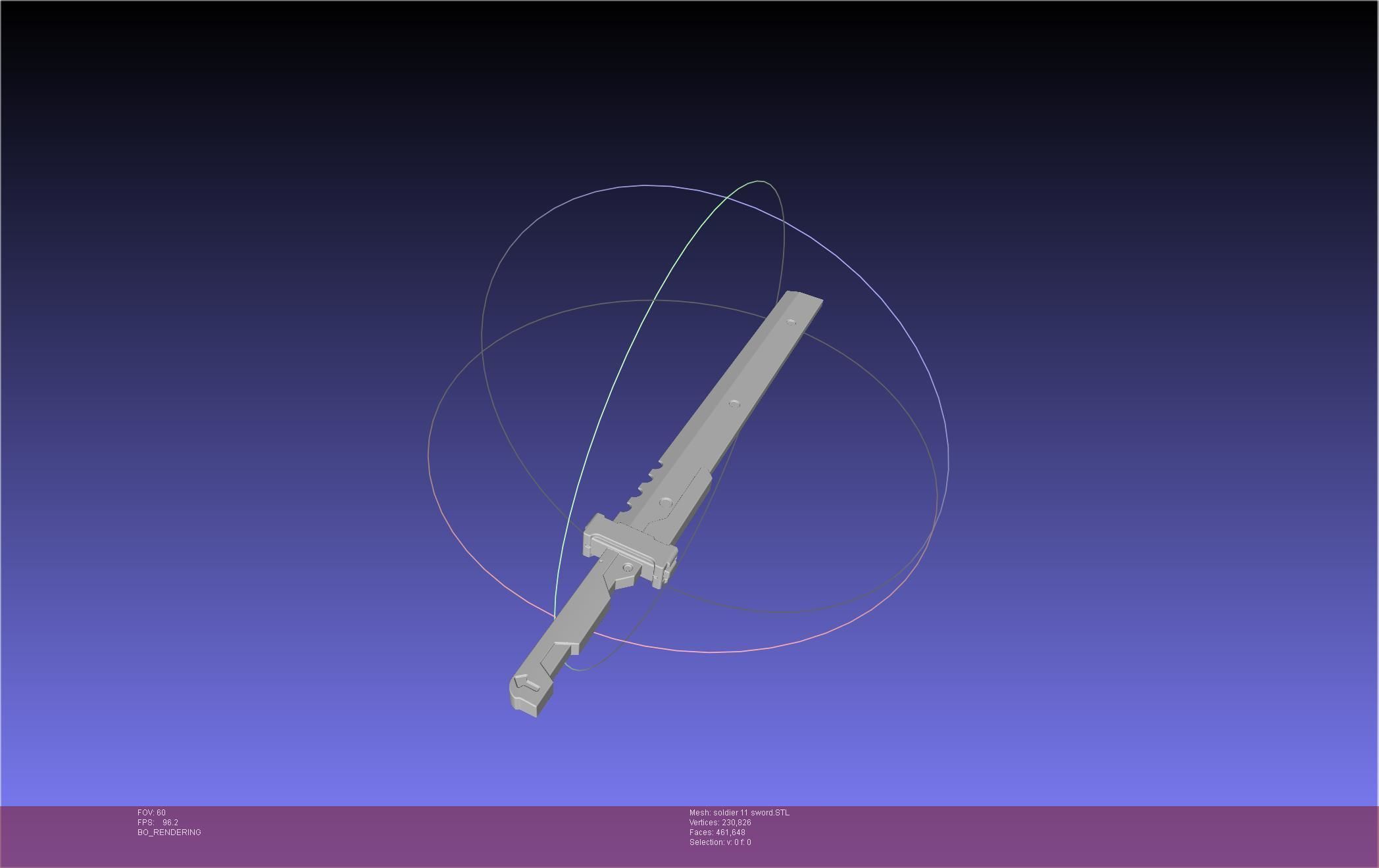 Zenless Zone Zero Soldier 11 Sword 3D print model_10
