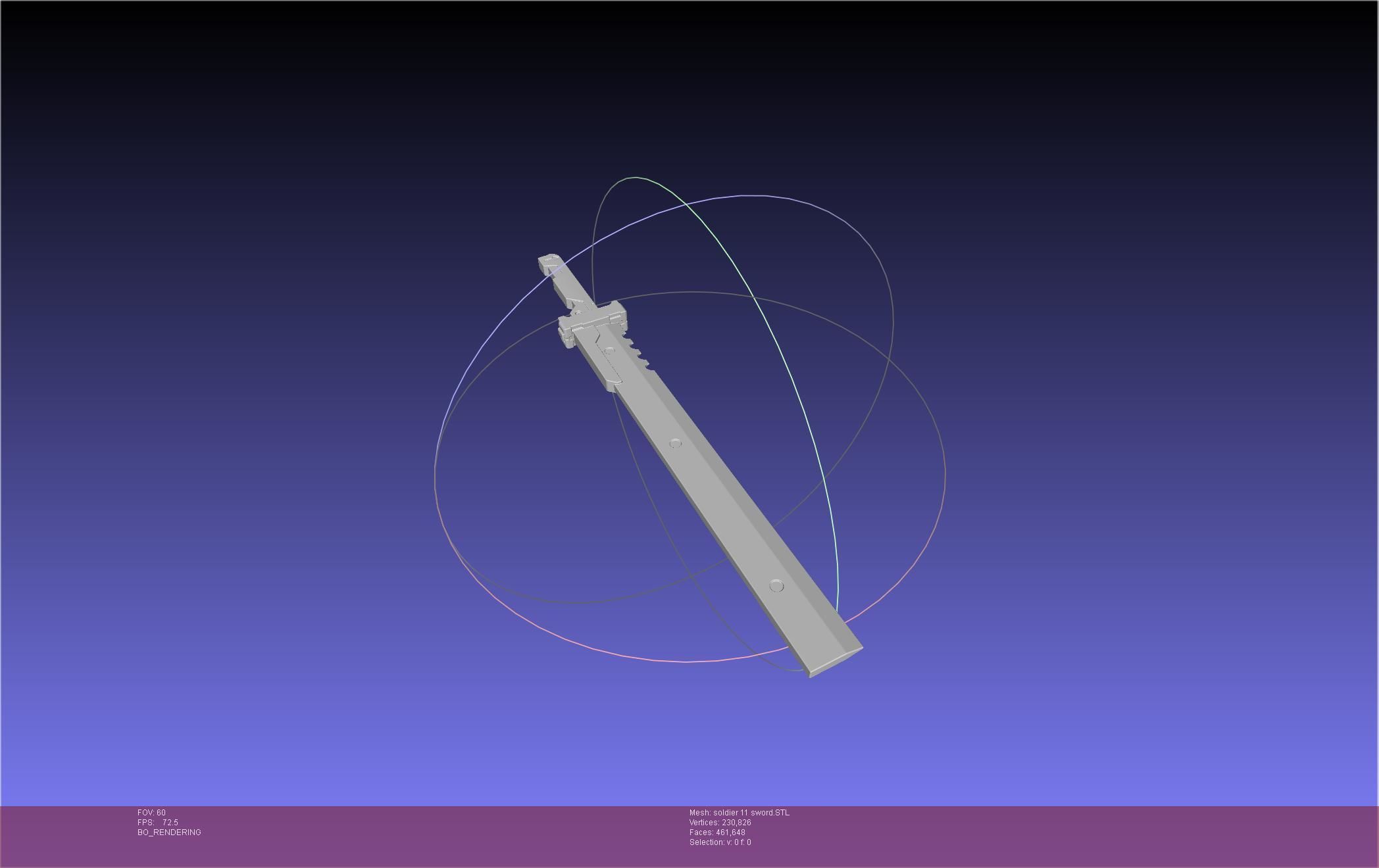 Zenless Zone Zero Soldier 11 Sword 3D print model_6