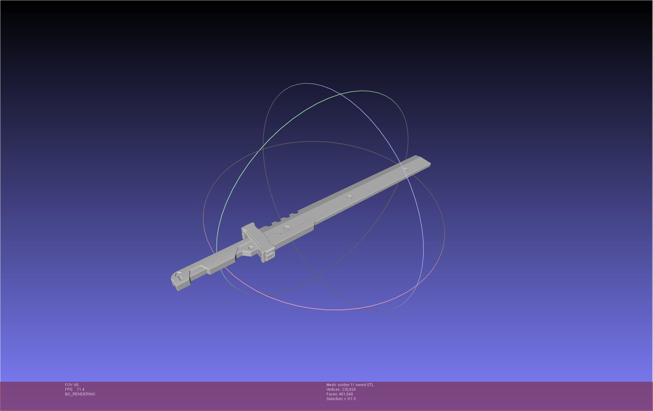 Zenless Zone Zero Soldier 11 Sword 3D print model_9