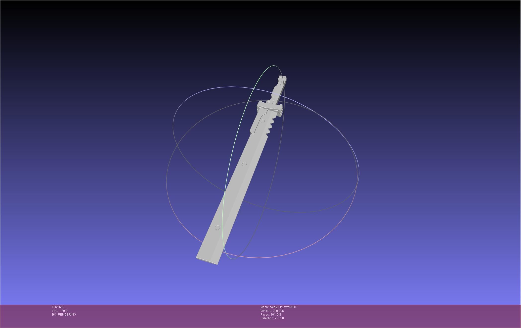 Zenless Zone Zero Soldier 11 Sword 3D print model_4