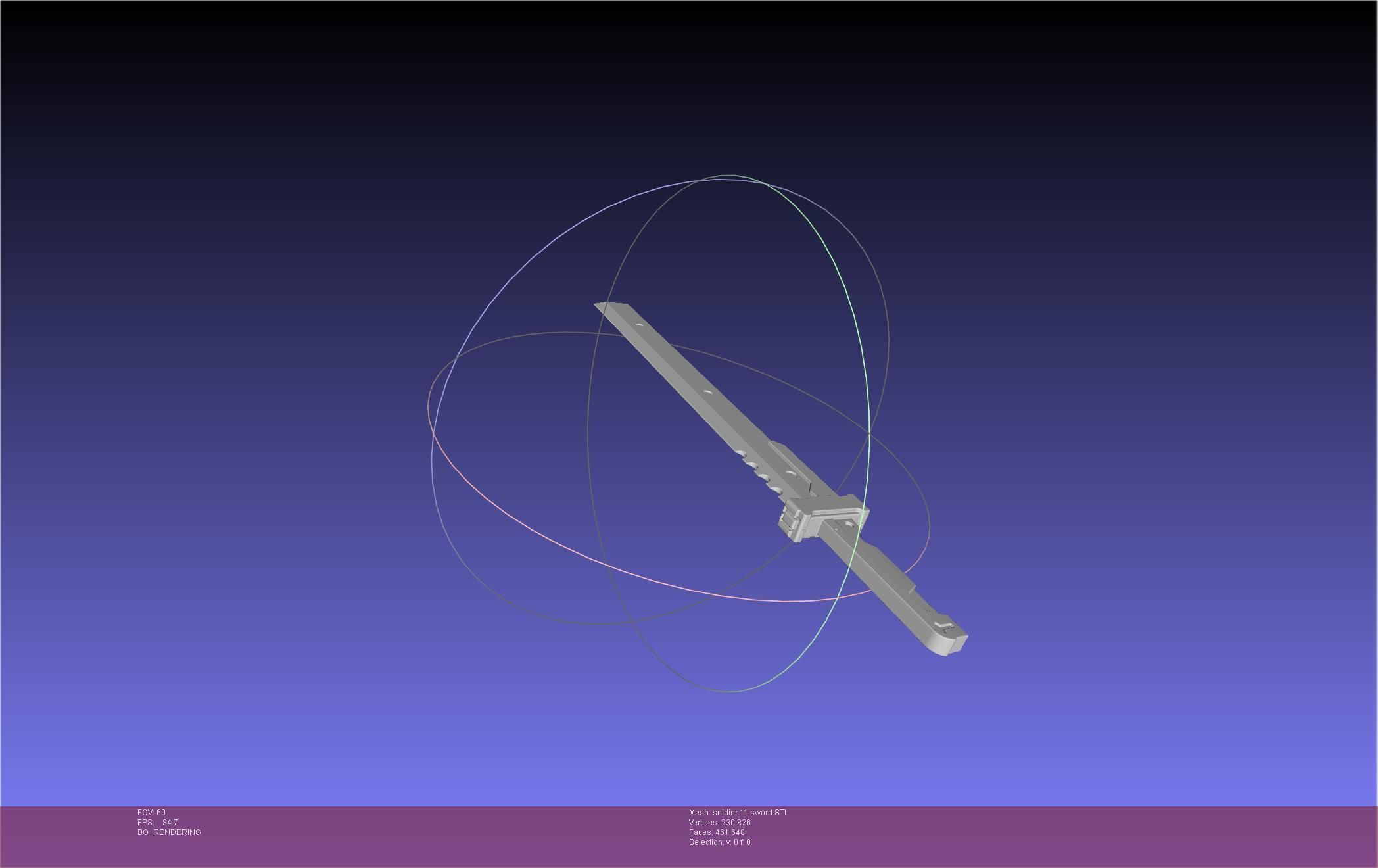 Zenless Zone Zero Soldier 11 Sword 3D print model_12