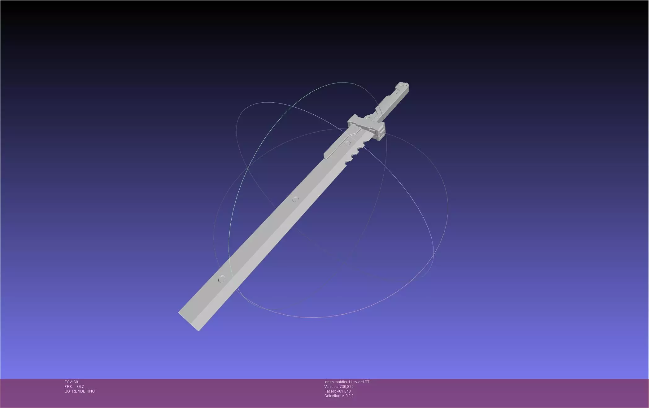Zenless Zone Zero Soldier 11 Sword 3D print model_0