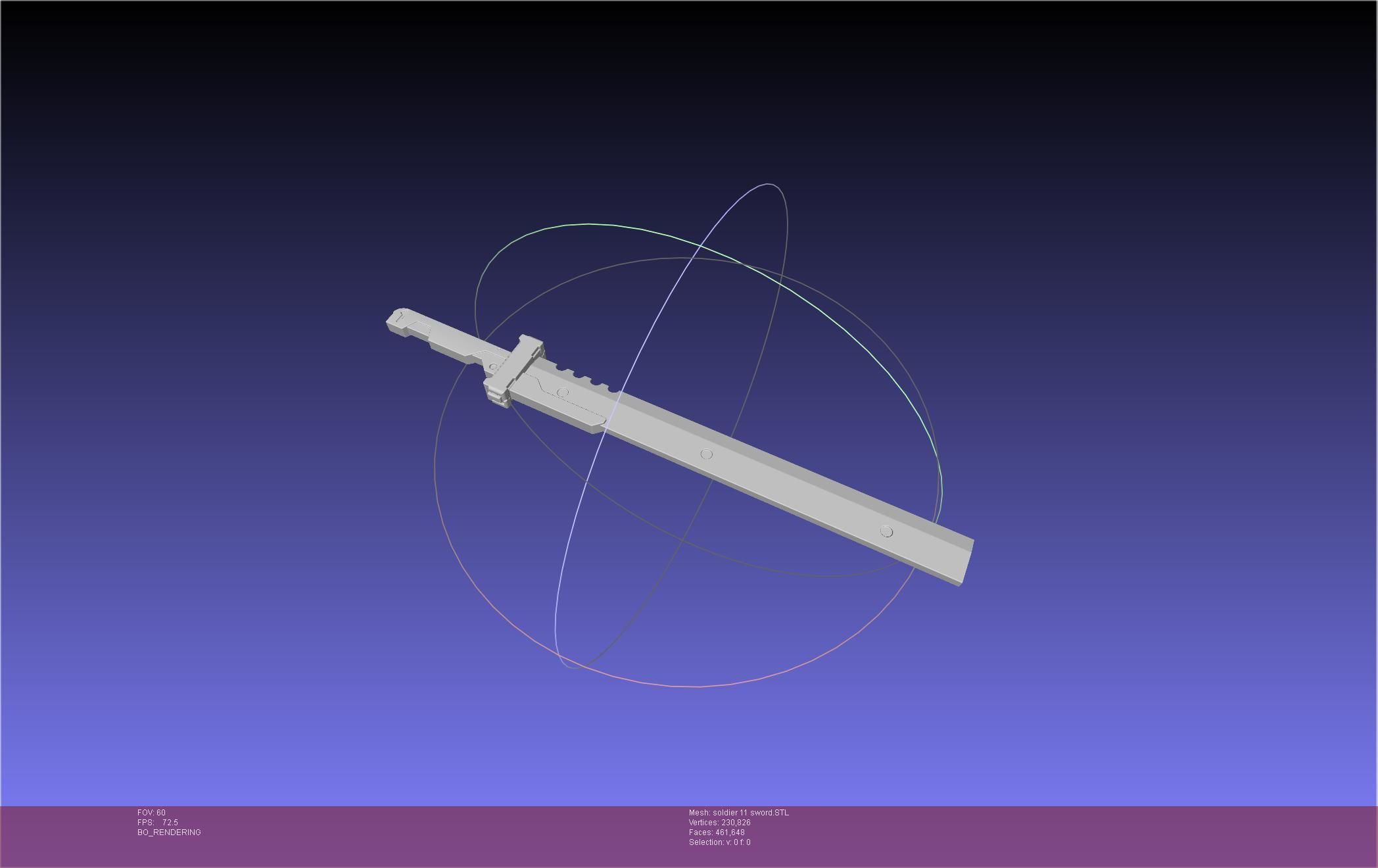 Zenless Zone Zero Soldier 11 Sword 3D print model_7