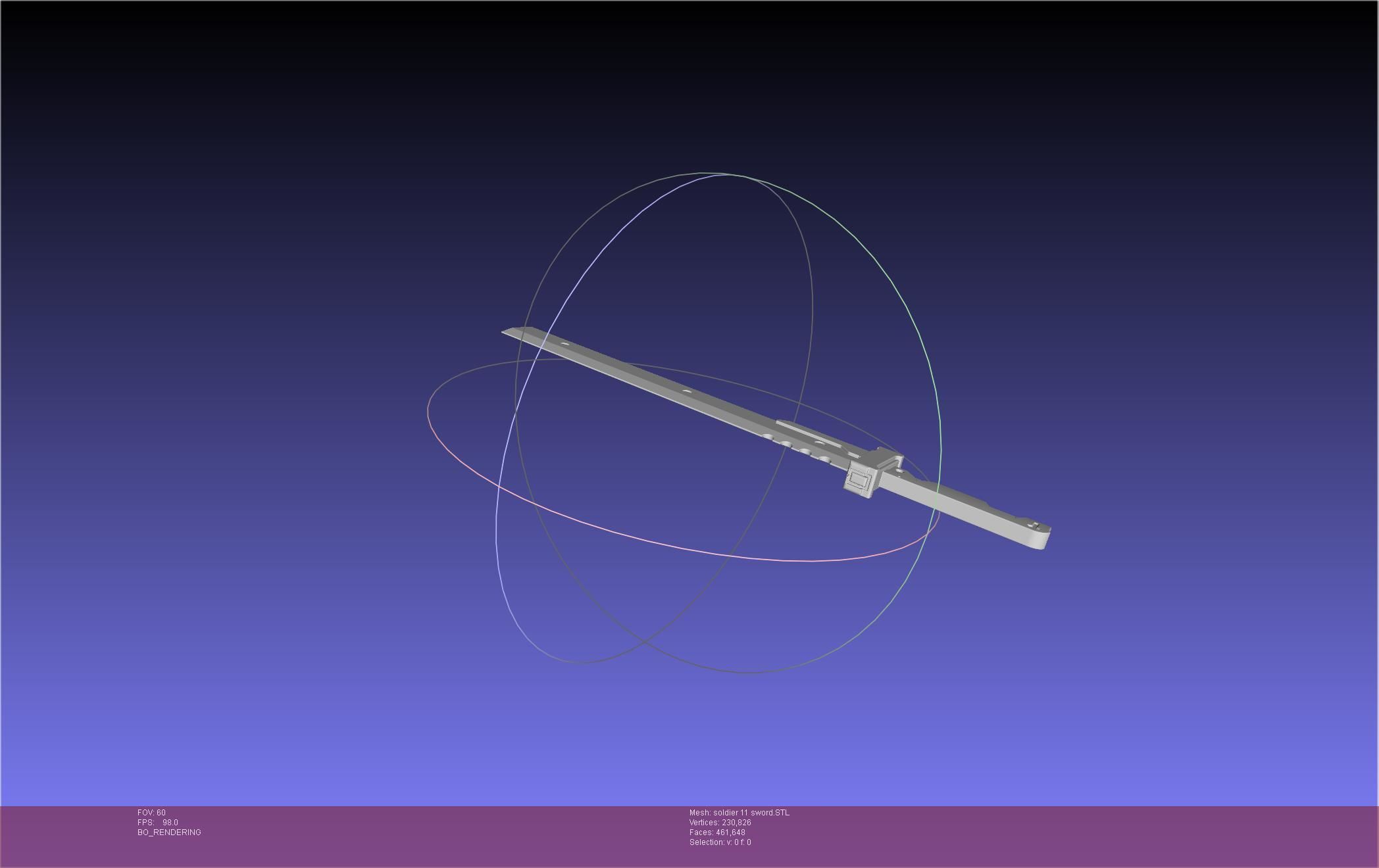 Zenless Zone Zero Soldier 11 Sword 3D print model_13