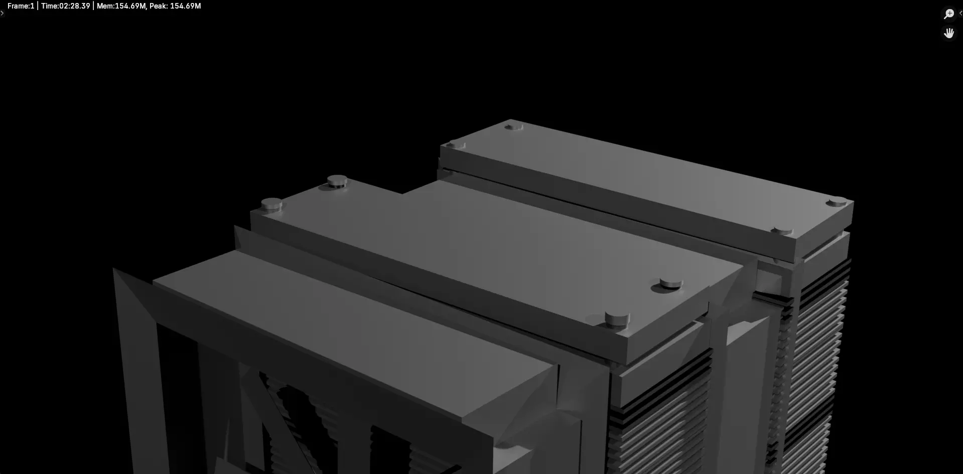 Disipador 3D model_0