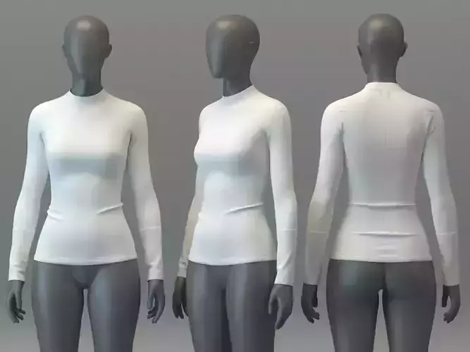 LS Thermal Mockneck Tee