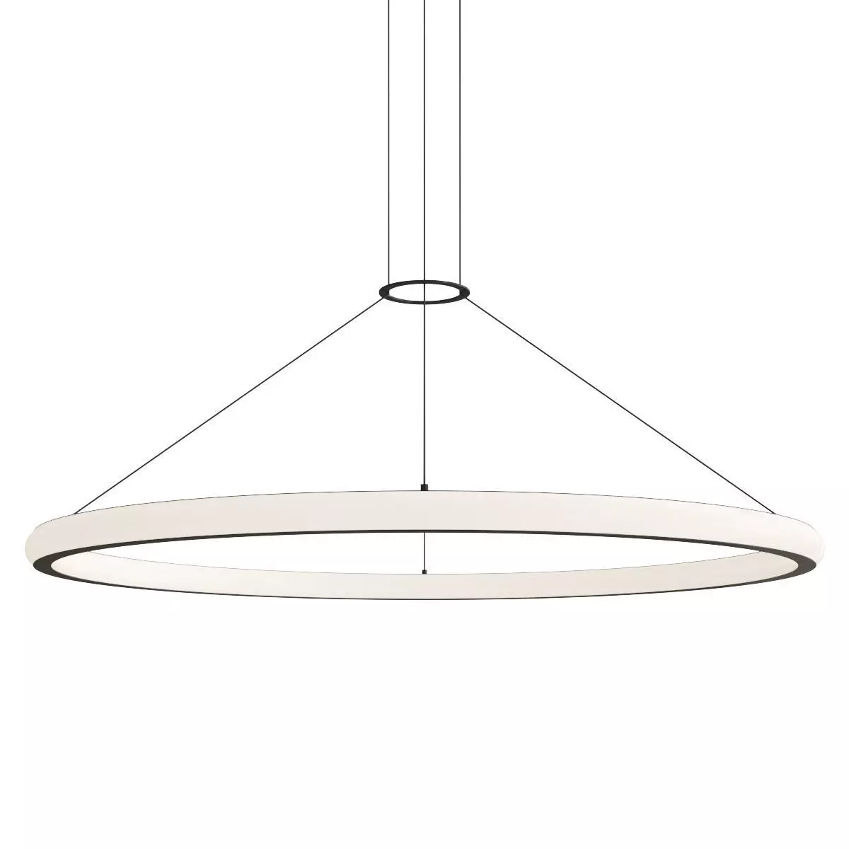 Round LED Pendant 3D model_0