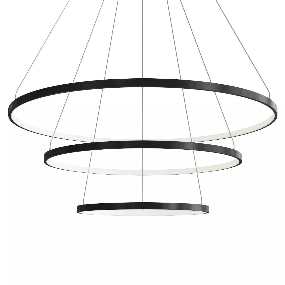 LED Round Pendant 3D model_0
