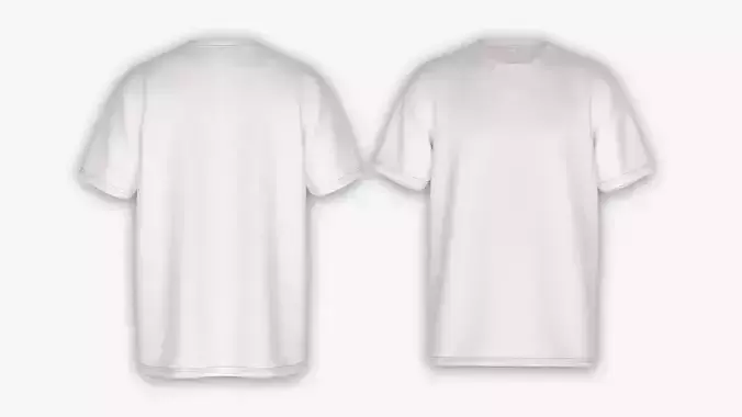 Fashionable 3D T-Shirts Patterns 3D model