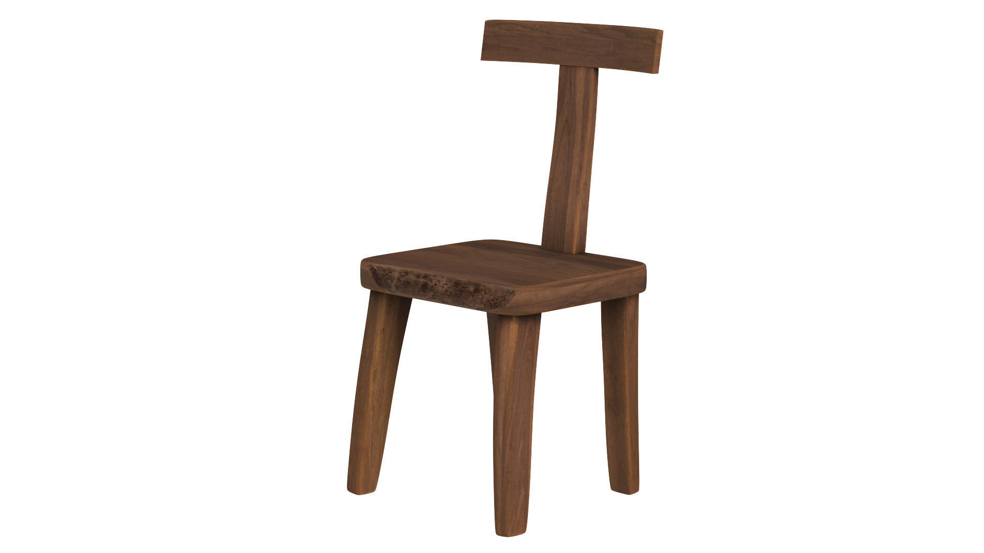 Brutalist T Chair Set 3D model_5